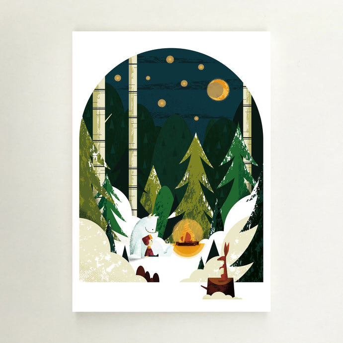 Wintercard A5, envelops included