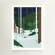 Load image into Gallery viewer, Winter card A5, envelops included