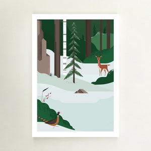 5 A6 Christmas cards, envelops included