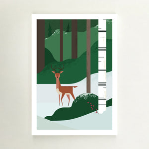 5 A6 Christmas cards, envelops included