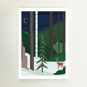 5 A6 Christmas cards, envelops included