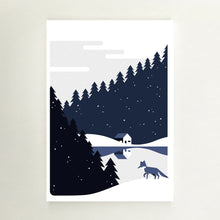 Load image into Gallery viewer, Christmas, Christmas cards blue A5, envelops included